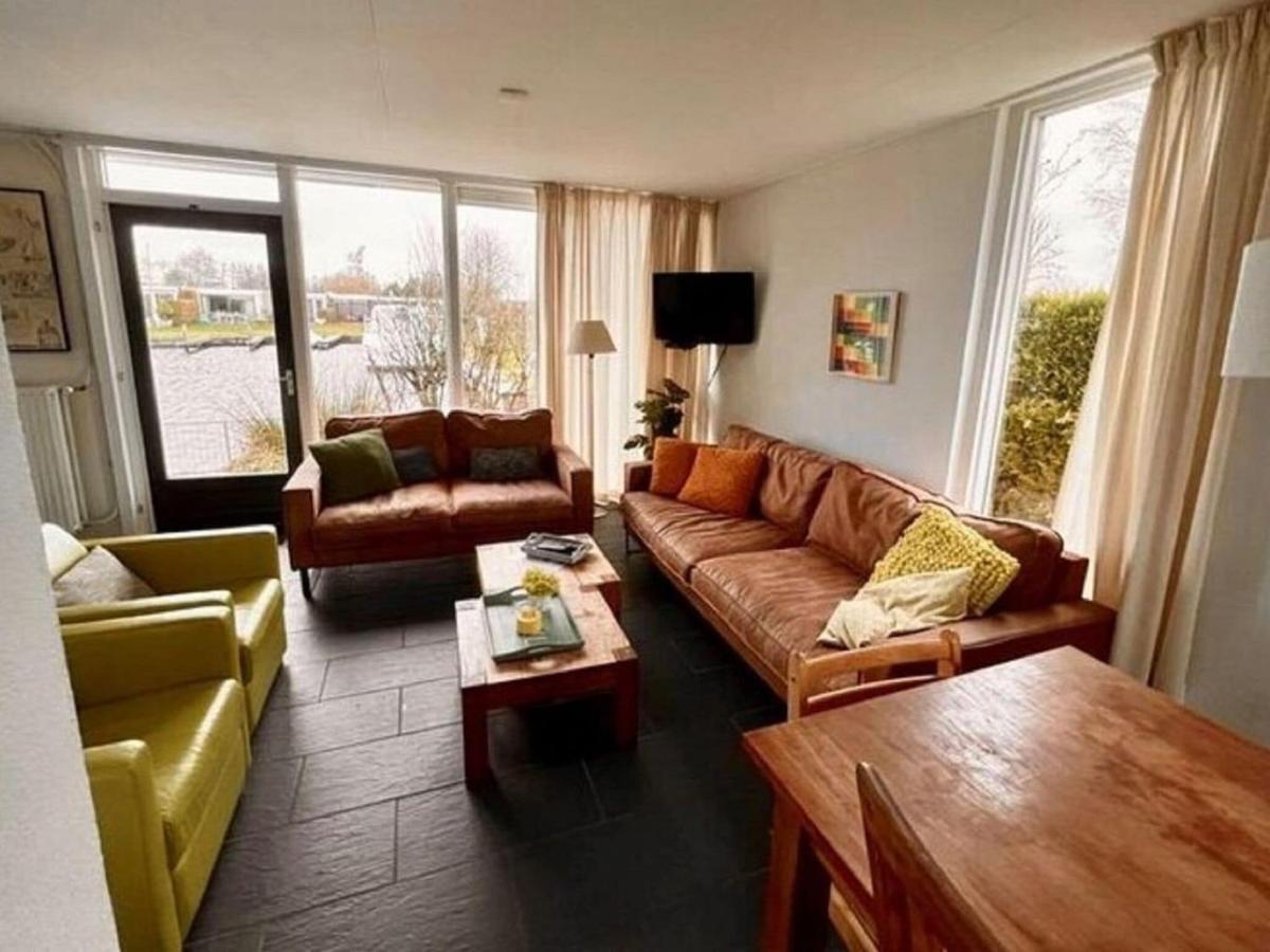 Waterfront Holiday Home With Jetty Boornzwaag over de Wielen エクステリア 写真